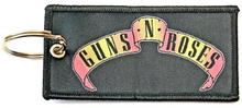 Guns N"' Roses: Keychain/Scroll Logo (Double Sided Patch)
