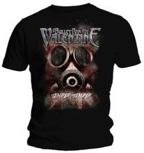 Bullet For My Valentine: Unisex T-Shirt/Temper Temper Gas Mask (Small)