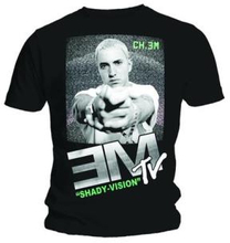 Eminem: Unisex T-Shirt/EM TV Shady Vision (Large)