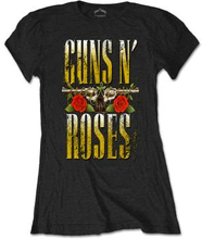 Guns N"' Roses: Ladies T-Shirt/Big Guns (Large)