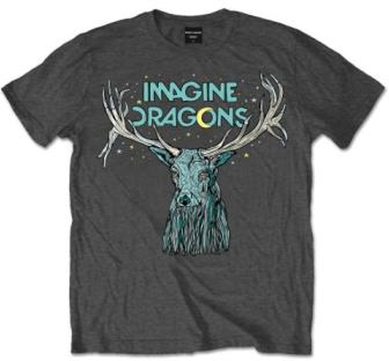 Imagine Dragons: Unisex T-Shirt/Elk in Stars (X-Large)