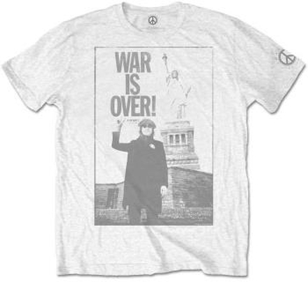 John Lennon: Unisex T-Shirt/Liberty Lady (Medium)
