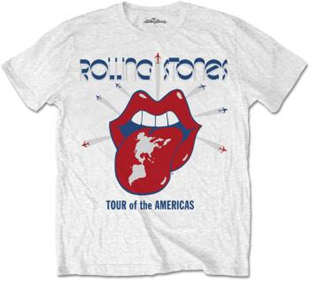 The Rolling Stones: Unisex T-Shirt/Tour of the Americas (Large)