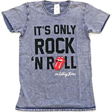 The Rolling Stones: Unisex T-Shirt/It"'s Only Rock N"' Roll (Burnout) (X-Large)