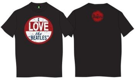The Beatles: Unisex T-Shirt/I Love The Beatles (Small)