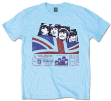The Beatles: Unisex T-Shirt/Shea Stadium (Large)