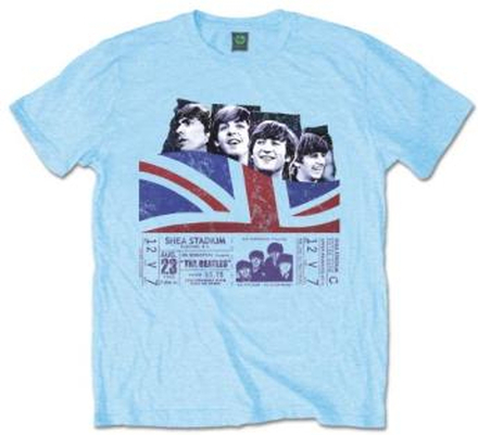 The Beatles: Unisex T-Shirt/Shea Stadium (Medium)