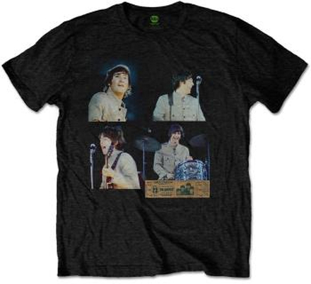 The Beatles: Unisex T-Shirt/Shea Stadium Shots (Small)