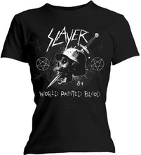 Slayer: Ladies T-Shirt/Dagger Skull (Large)