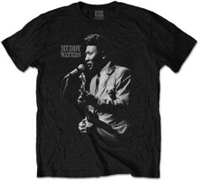 Muddy Waters: Unisex T-Shirt/Muddy Live (Large)