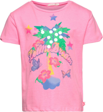 Short Sleeves Tee-Shirt Tops T-shirts Short-sleeved Pink Billieblush