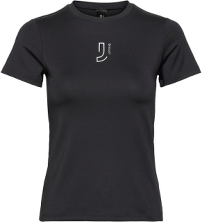 Elemental Tee 2.0 T-shirts & Tops Short-sleeved Svart Johaug*Betinget Tilbud