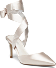 Daliah Shoes Heels Bridal Sling Backs Hvit Dune London*Betinget Tilbud