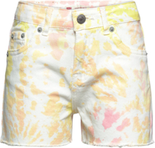 Levi's Tie Dye Girlfriend Shorts Bottoms Shorts Multi/patterned Levi's