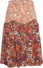 Blossom Dresses & Skirts Skirts Midi Skirts Multi/mønstret Molo*Betinget Tilbud