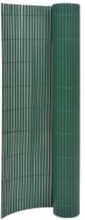 vidaXL Dobbelsidet hagegjerde 90x400 cm grønn