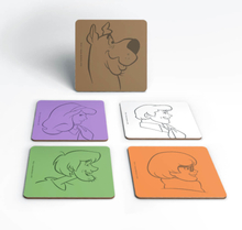 Scooby Doo The Gang Colours Coaster Set