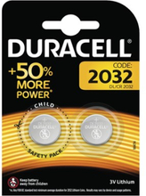 Duracell Batteri Knapcelle 2032 2 Stk.