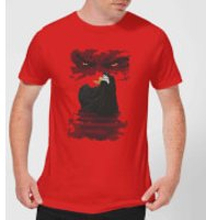 Universal Monsters Dracula Illustrated Men's T-Shirt - Red - S