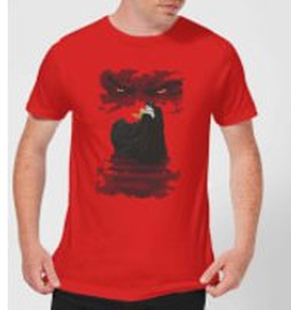 Universal Monsters Dracula Illustrated Men's T-Shirt - Red - L