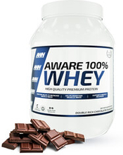 Aware Whey Protein 100 %, 900 g, Double Rich Chocolate