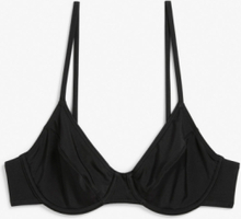 Underwire bikini bra - Black