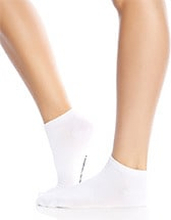 Frank Dandy Bamboo Low Sock Solid White