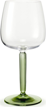 "Hammershøi Rødvinsglas 49 Cl Grøn 2 Stk. Home Tableware Glass Wine Glass Red Wine Glasses Green Kähler"
