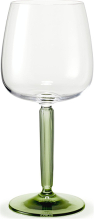 Hammershøi Rødvinsglas 49 Cl Grøn 2 Stk. Home Tableware Glass Wine Glass Red Wine Glasses Green Kähler