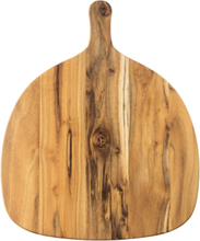 Raw Teak Wood - Pizza / Serving Board Home Tableware Serving Dishes Serving Platters Brown Aida
