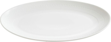 Relief Oval Dish Home Tableware Serving Dishes Serving Platters White Aida