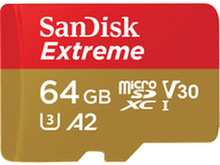 Mikro-SD-hukommelseskort med adapter SanDisk SDSQXA2-064G-GN6AA 64 GB (OUTLET A+)