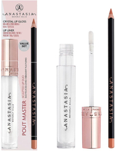 Anastasia Beverly Hills Pout Master Lip Duo Warm Taupe Lip Liner: 1.49 g Crystal Lip Gloss: 4.8 ml