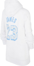 LeBron James Lakers City Edition Older Kids' Nike NBA Pullover Hoodie - White