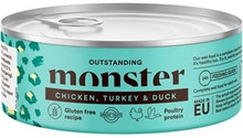 Kattmat Monster Adult Multi Protein Chicken/Turkey/Duck 100g