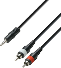 Omnitronic stereo-jack til 2x phono kabel 1,5 meter