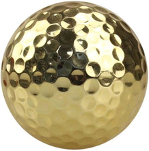 Guldfärgad Golfboll