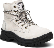 Womens Bobs Broadies - Rockin Gal Shoes Boots Ankle Boots Laced Boots Hvit Skechers*Betinget Tilbud