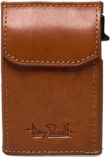 Furbo Slim Cardholder With Coin Pocket Accessories Wallets Cardholder Brun Tony Perotti*Betinget Tilbud