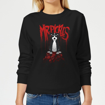 Mr Pickles Pile Of Skulls Women's Sweatshirt - Black - XXL