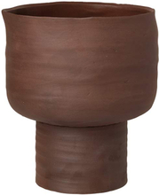 Broste Copenhagen Axil vase 20,5 cm - red clay