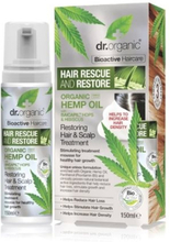 Dr. Organic, Hemp Oil Restoring Hair & Scalp Treatment, 150 Ml.