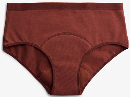 Imse Period Underwear Hipster Medium Flow Rusty Bordeaux XS