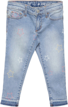 Kids Star Print Super Skinny Ankle Jeans With Washwell &#153 Jeans Skinny Jeans Blå GAP*Betinget Tilbud