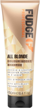 All Blonde Colour Boost Shampoo Beauty WOMEN Hair Care Silver Shampoo Nude Fudge*Betinget Tilbud