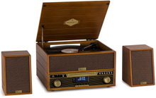 Belle Epoque 1910 Retro-stereoanläggning CD-spelare högtalare