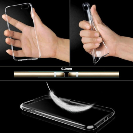 iPhone 6 / 6S Silikon Gummi TPU Mjukt Skal Ultra thin 0.3mm