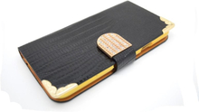 Samsung Galaxy S5 Snygg Plånboksfodral Fodral/Plånbok/Skal svart