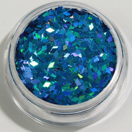 1st Rhombus / Diamonds glitter Blå