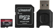 Kingston Canvas React Plus 64gb Microsdxc Uhs-ii Memory Card